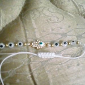 Iced Out Hamasa Hand Bracelet